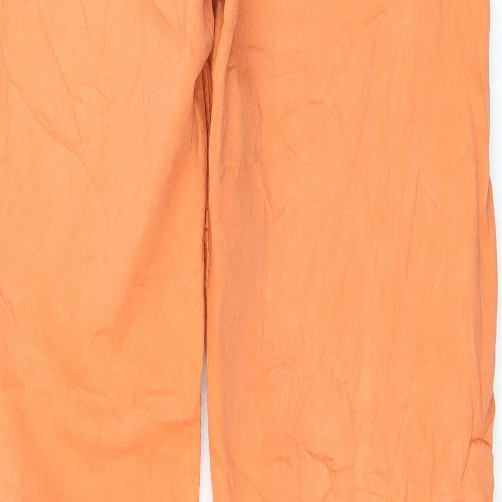 Voggo Womens Orange Denim Skinny Jeans Size 34 in L20 in