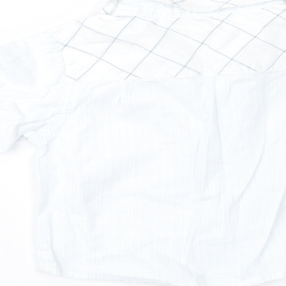 C&A Boys Blue Striped Basic Button-Up Size 3-6 Months