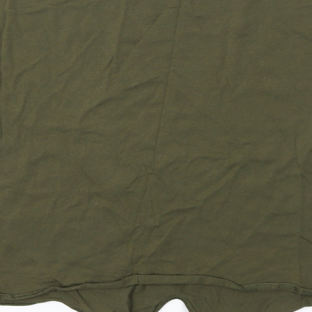 New Look Girls Green Basic T-Shirt Size 12-13 Years