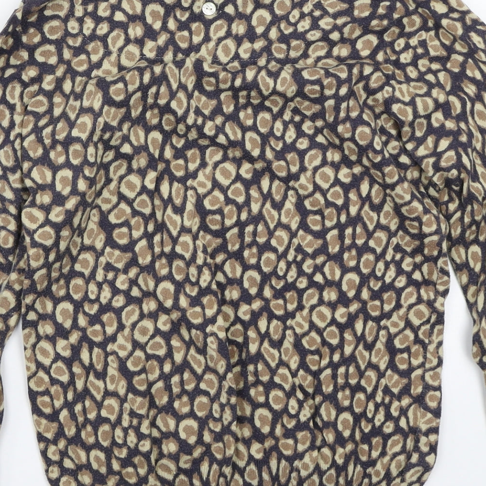 NEXT Womens Grey Animal Print Basic T-Shirt Size 10