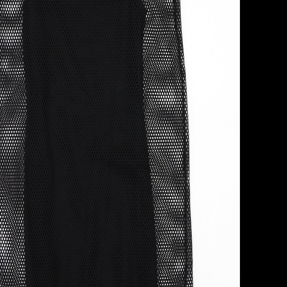 H&M Womens Black T-Shirt Dress Size 2