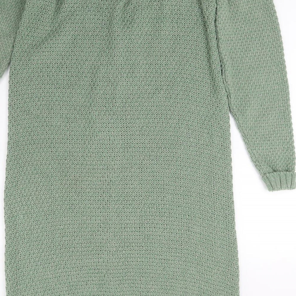 Preworn Womens Green Cardigan Jumper Size S