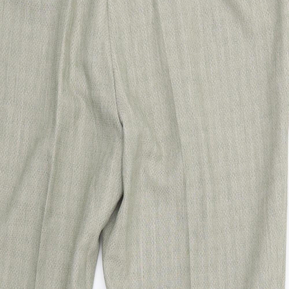 Marks and Spencer Womens Green Capri Trousers Size 18 L22 in