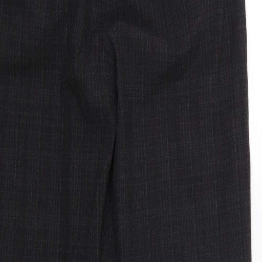 Gap Womens Grey Check Trousers Size 8 L29 in