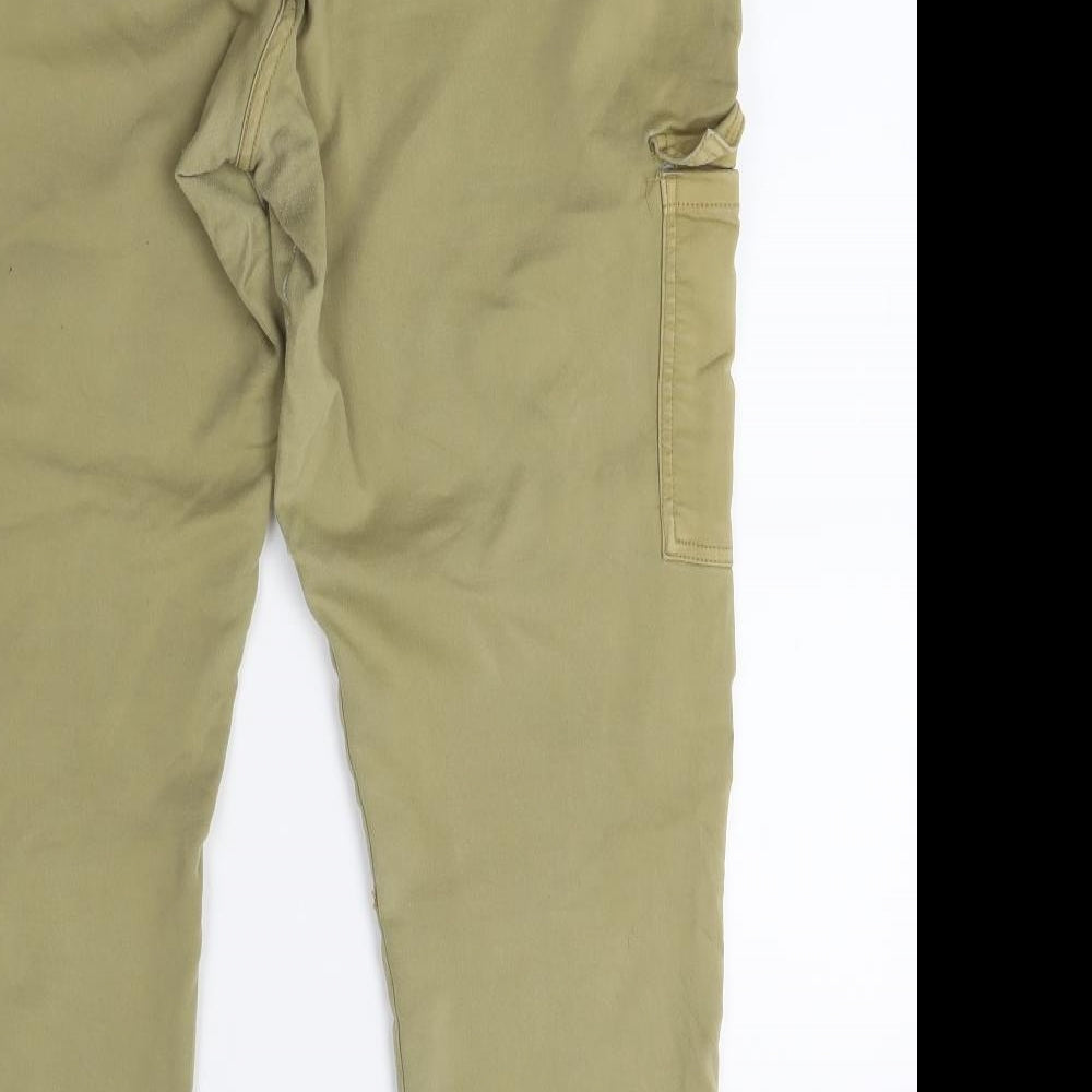 Marks and Spencer Mens Green Cropped Jeans Size 20 L24 in