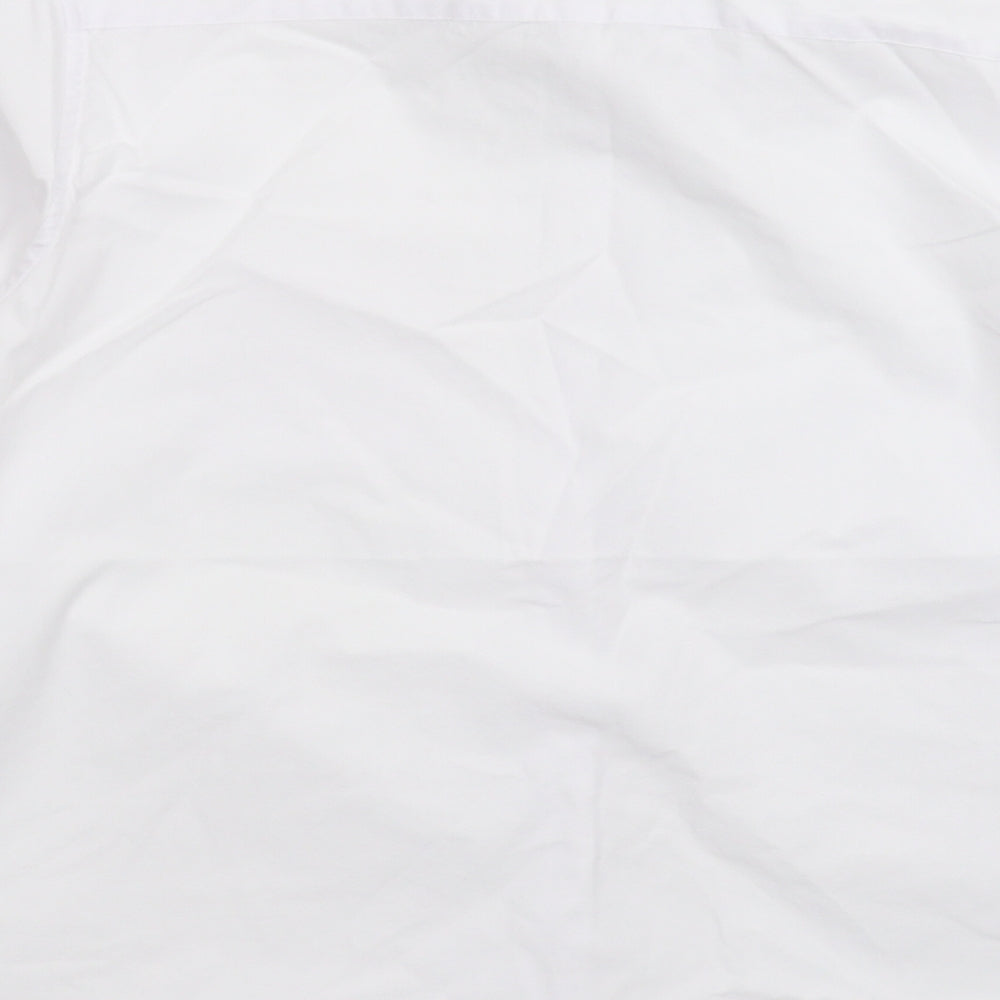 Marks and Spencer Girls White Basic Button-Up Size 16 Years