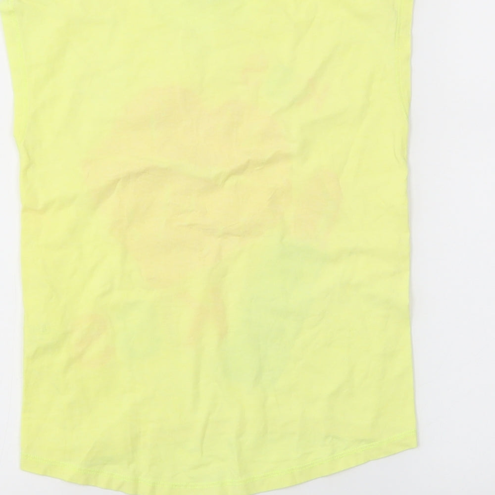 Miss Grant Girls Yellow Pullover T-Shirt Size 6 Years
