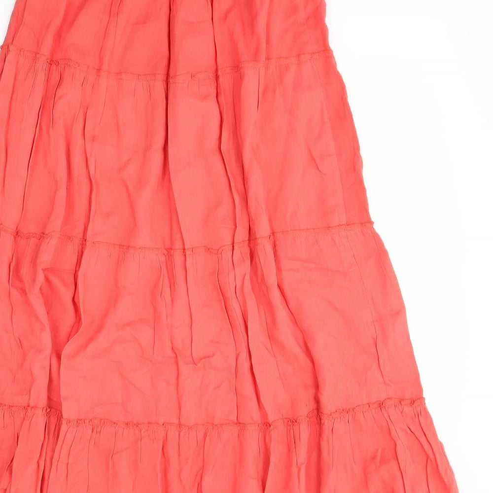 Preworn Womens Pink Swing Skirt Size 32 in