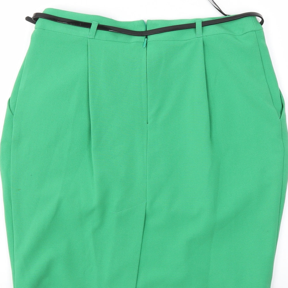 Papaya Womens Green Skort Skirt Size 8