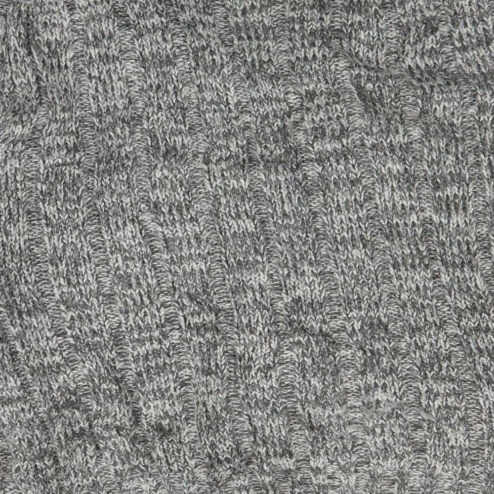 Easy Mens Grey Knit Pullover Sweatshirt Size M