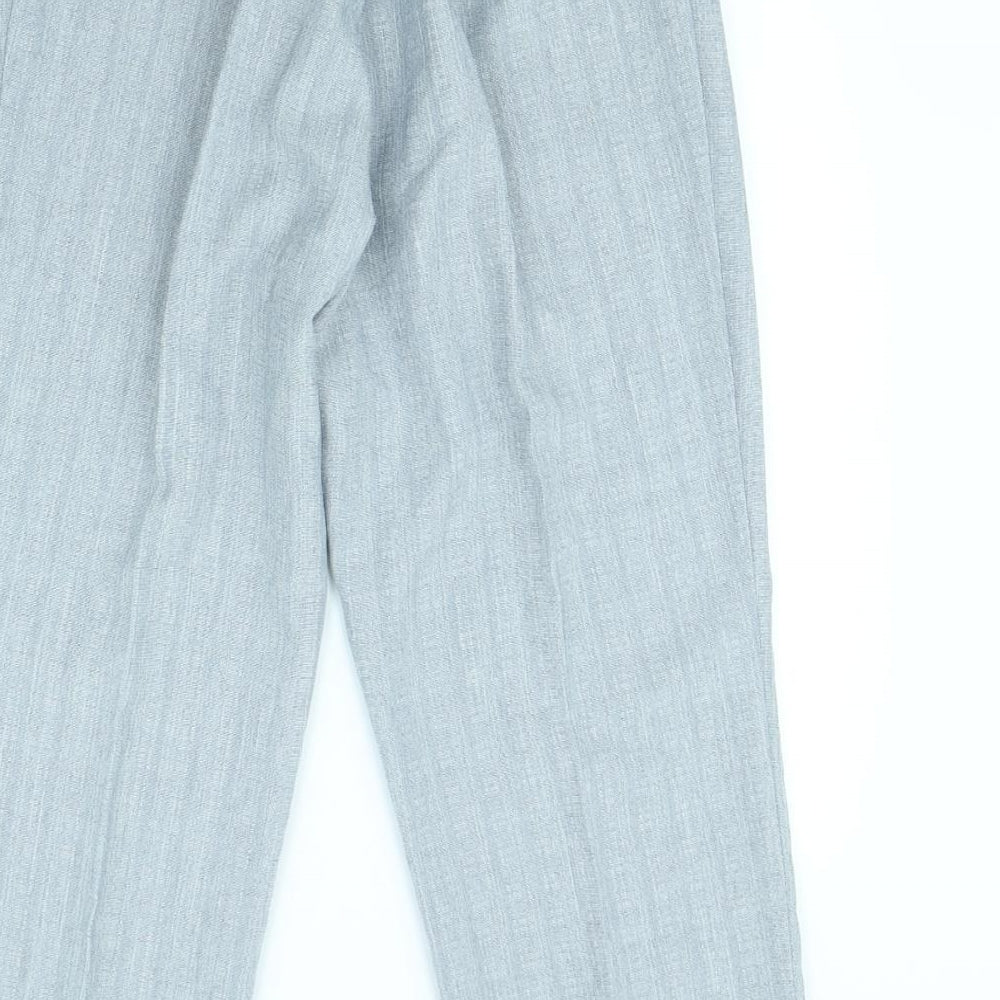Preworn Womens Grey Trousers Size L L29 in