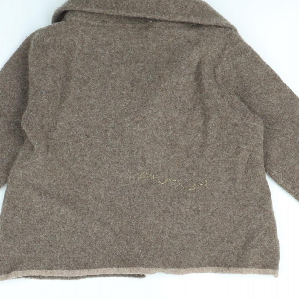 Chiaramente Womens Brown Jacket Size M