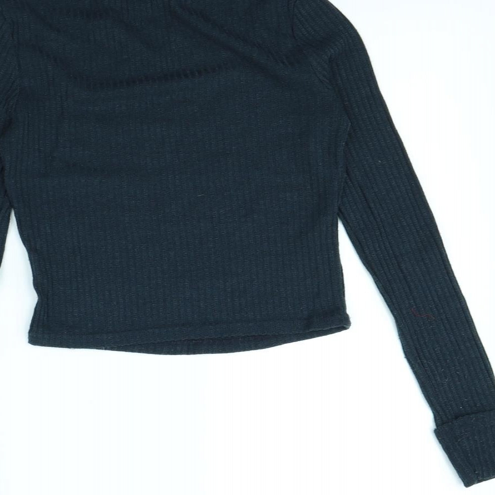 Shein Womens Blue Pullover Jumper Size M