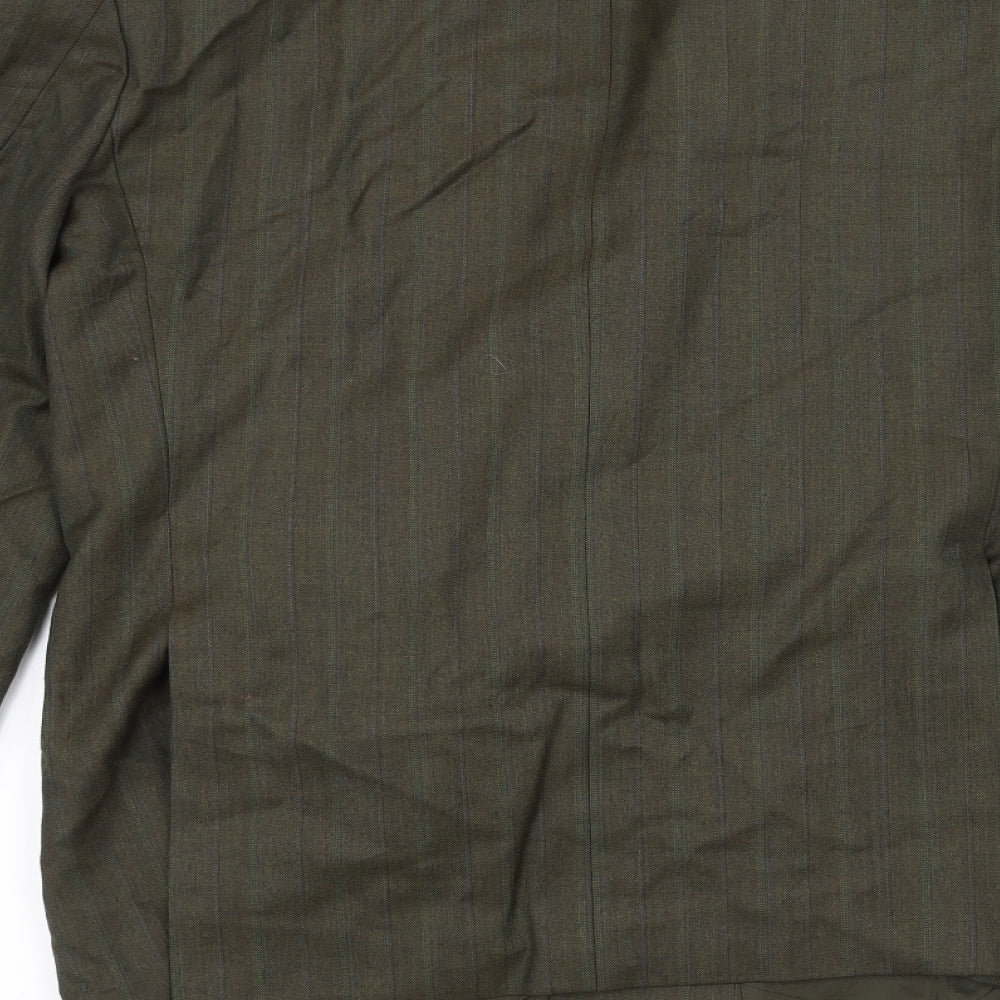 Fariani Mens Green Jacket Suit Jacket Size 42