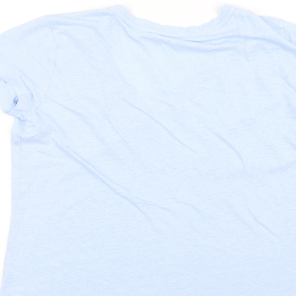 Trenery Womens Blue Basic T-Shirt Size M