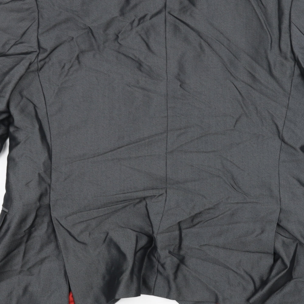 Ventuno 21 Mens Grey Jacket Suit Jacket Size 34