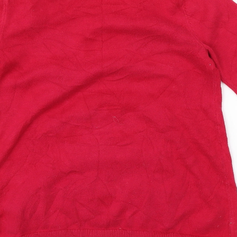 Blue Zoo Baby Red Pullover Jumper Size 18-24 Months