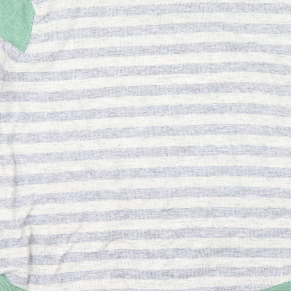 Debenshams Womens Multicoloured Striped Pullover Jumper Size 10