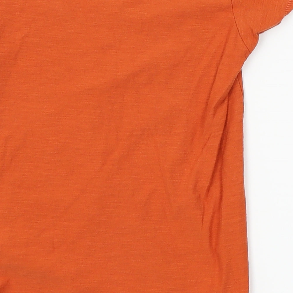 maalan Boys Orange Fair Isle Basic T-Shirt Size 4-5 Years - Animal, Zoo, Safari