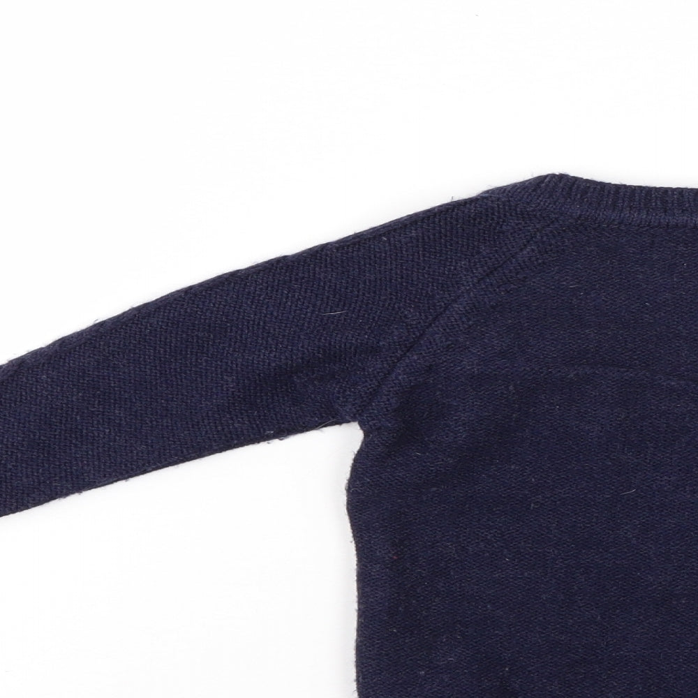 Preworn Boys Blue Fair Isle Pullover Jumper