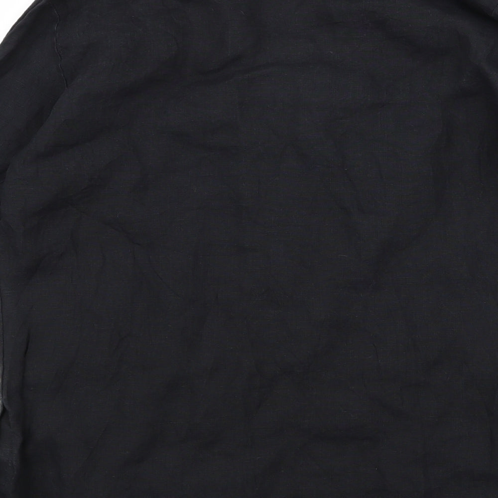 m&s Womens Black Basic Blouse Size M