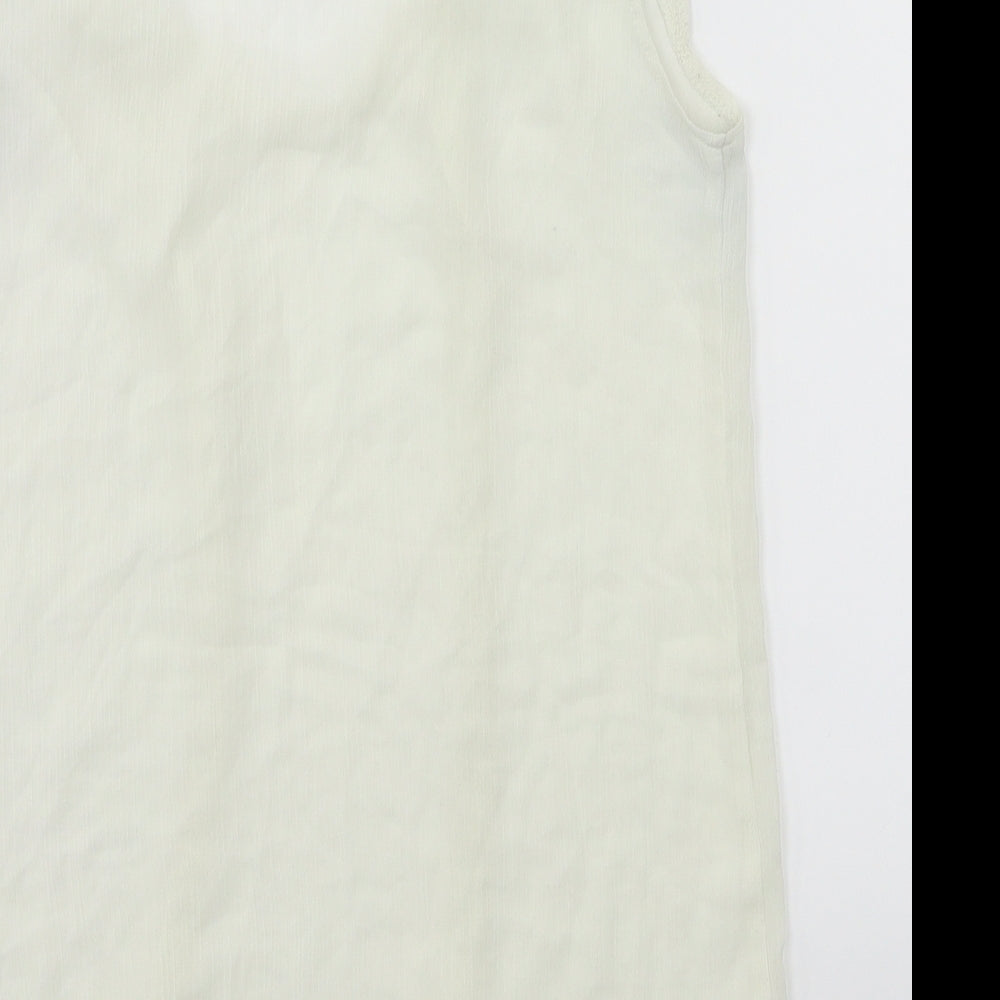 Atmoshpere Womens White Tunic Blouse Size 6