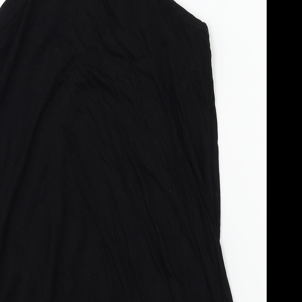Topshop Womens Black Basic Tank Size 10