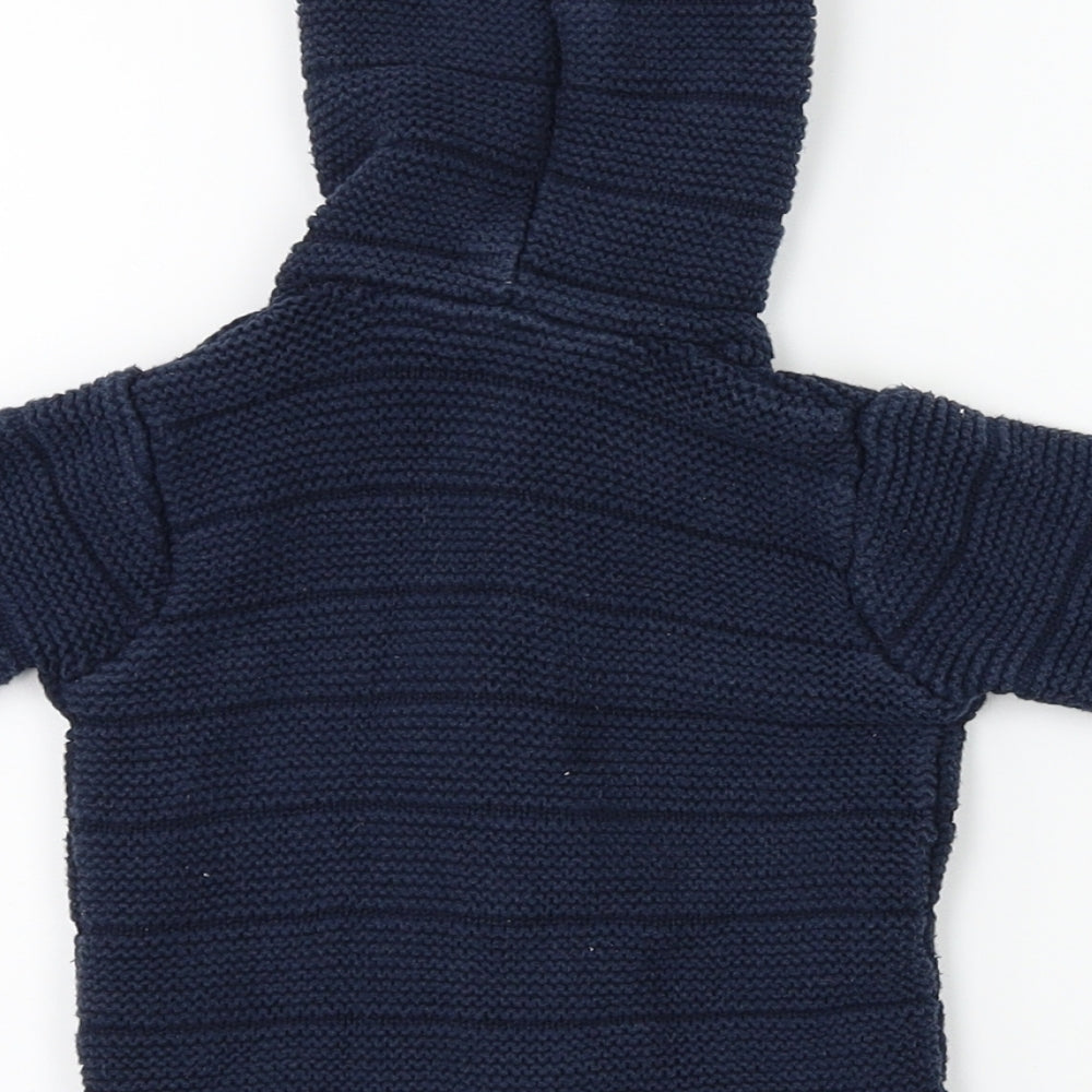 George Blue Basic Jacket Jacket Size 0-3 Months