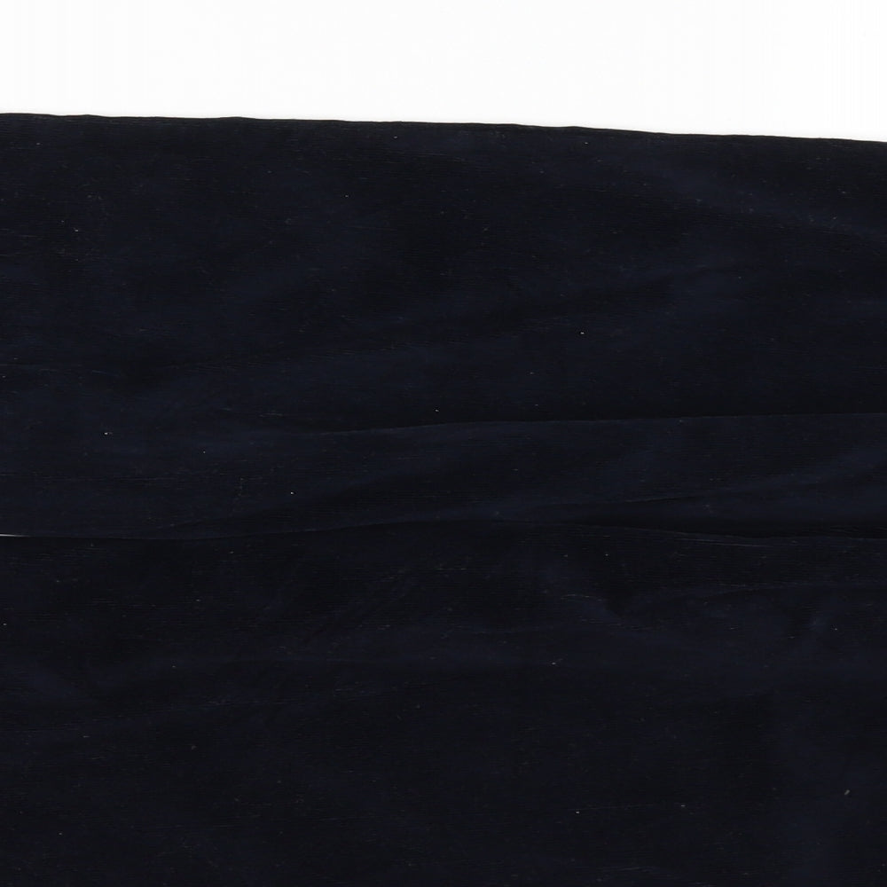 Marks and Spencer Womens Blue Corduroy Straight Jeans Size 8 L27 in