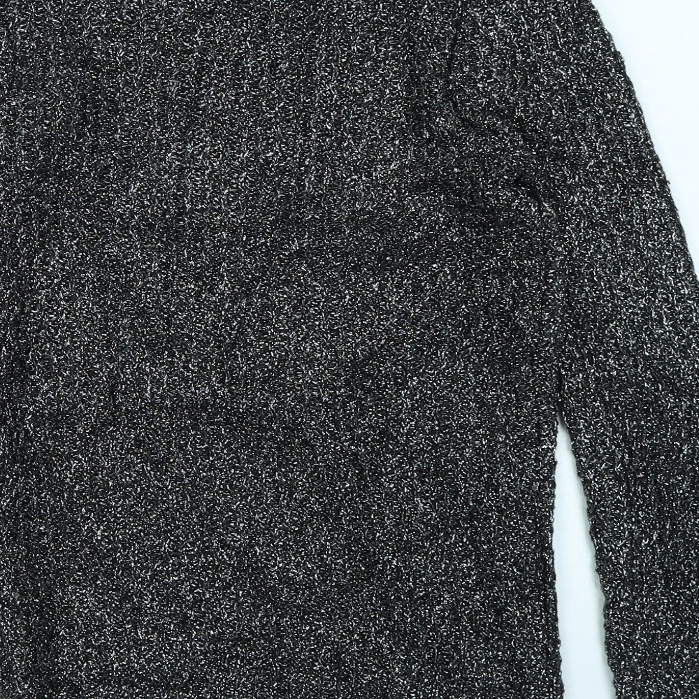 George Womens Silver Pullover Jumper Size 10