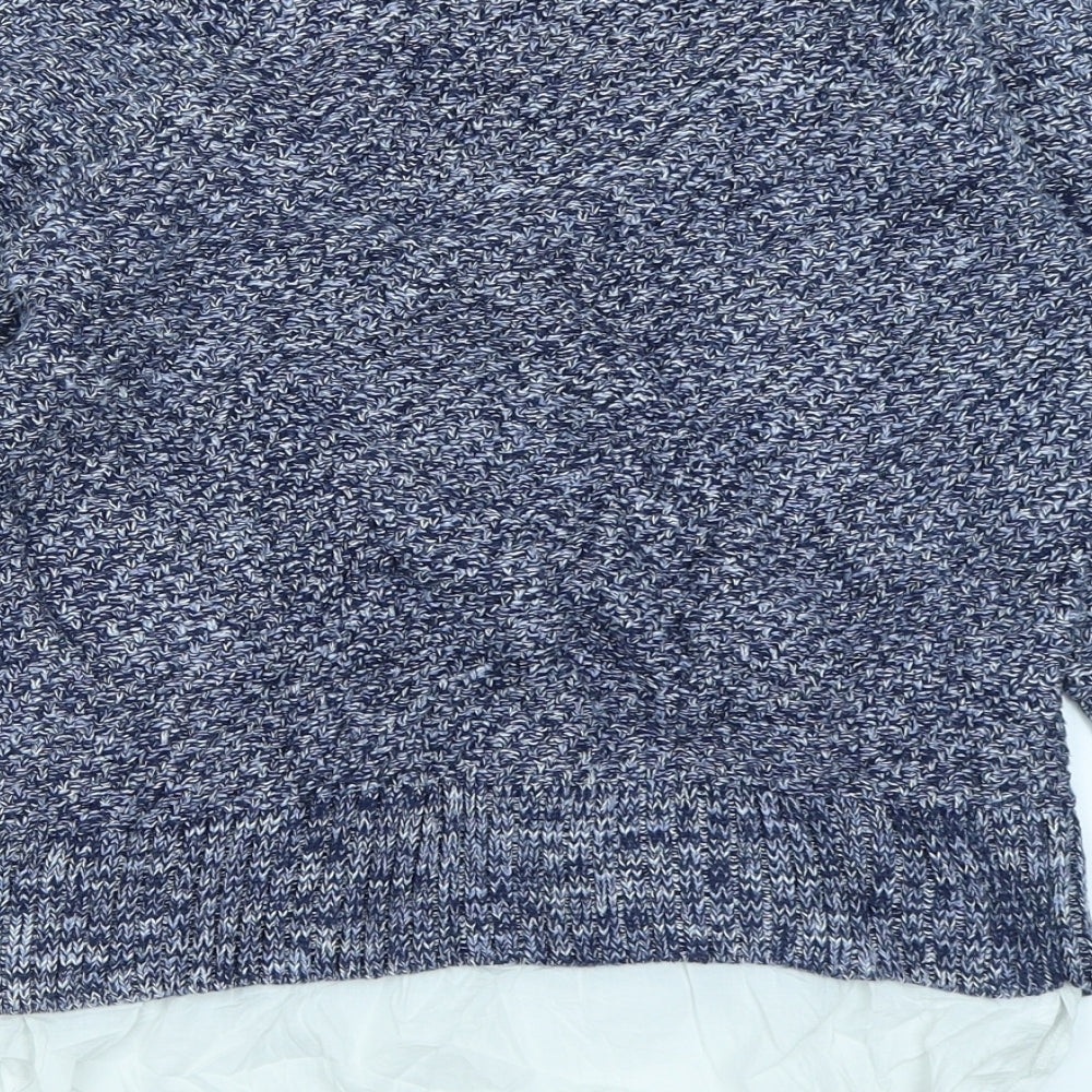 TU Womens Blue Knit Pullover Jumper Size 8