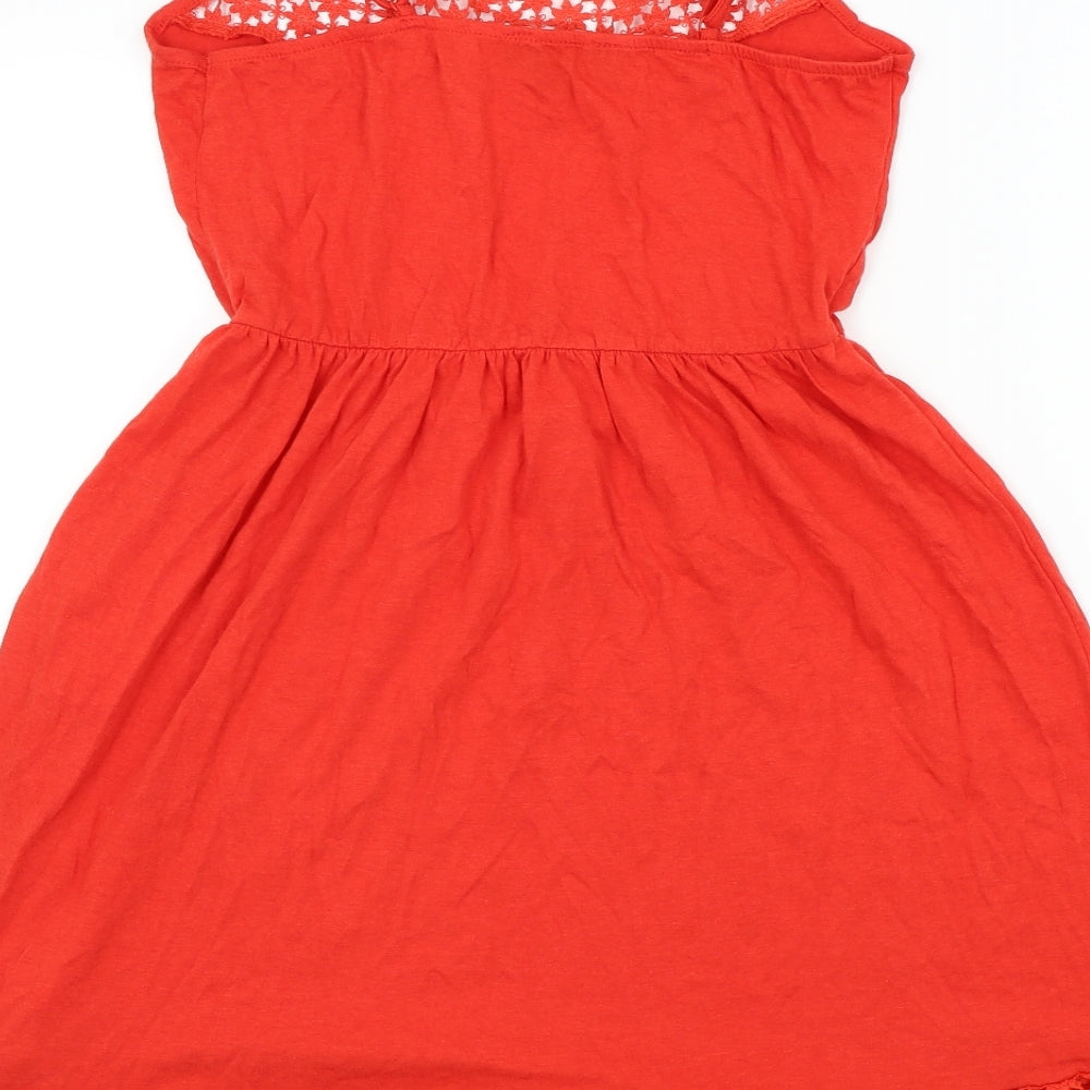 Primark Womens Red Fit & Flare Size 8