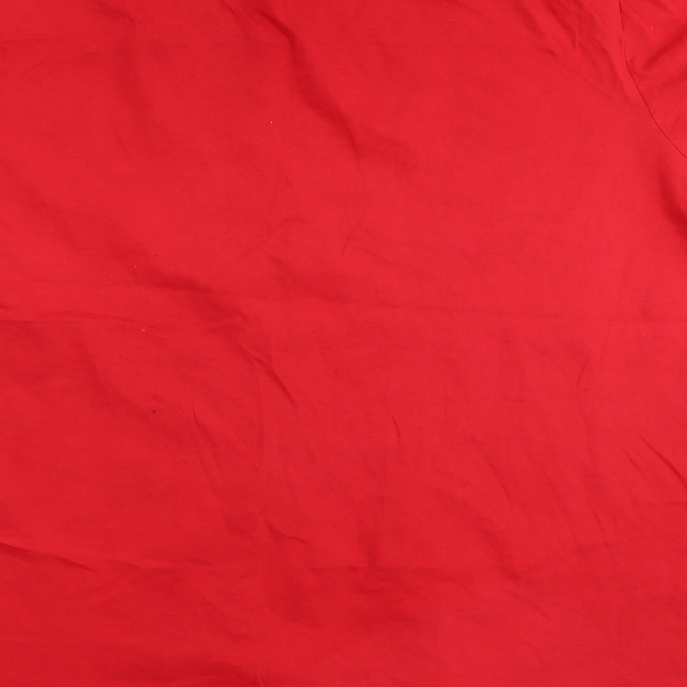 PEP&CO Womens Red Basic T-Shirt Size 22