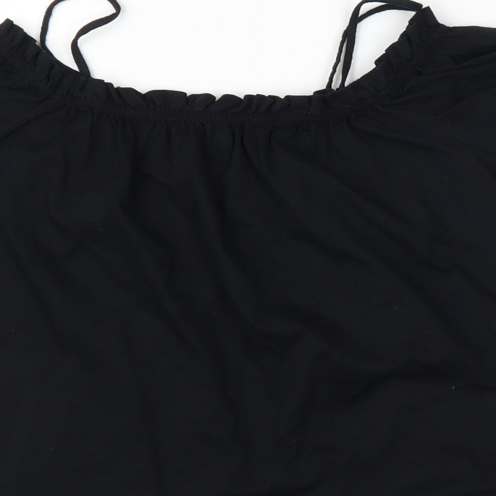 H&M Womens Black Camisole Blouse Size M