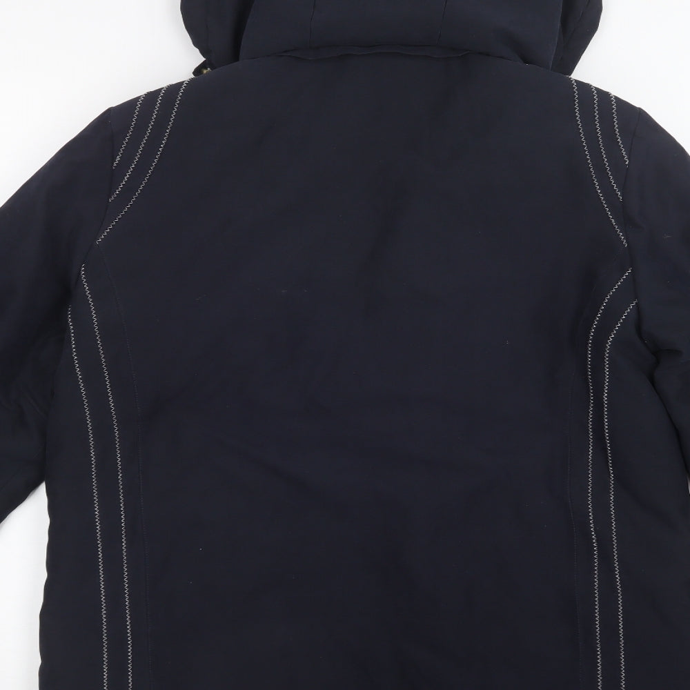 River Oak Womens Blue Jacket Size 10