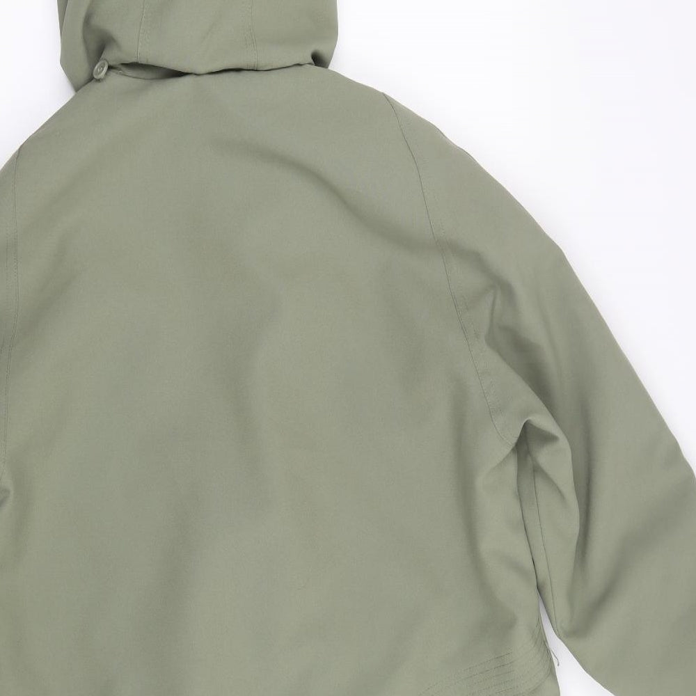 David Barry Womens Green Jacket Coat Size 12