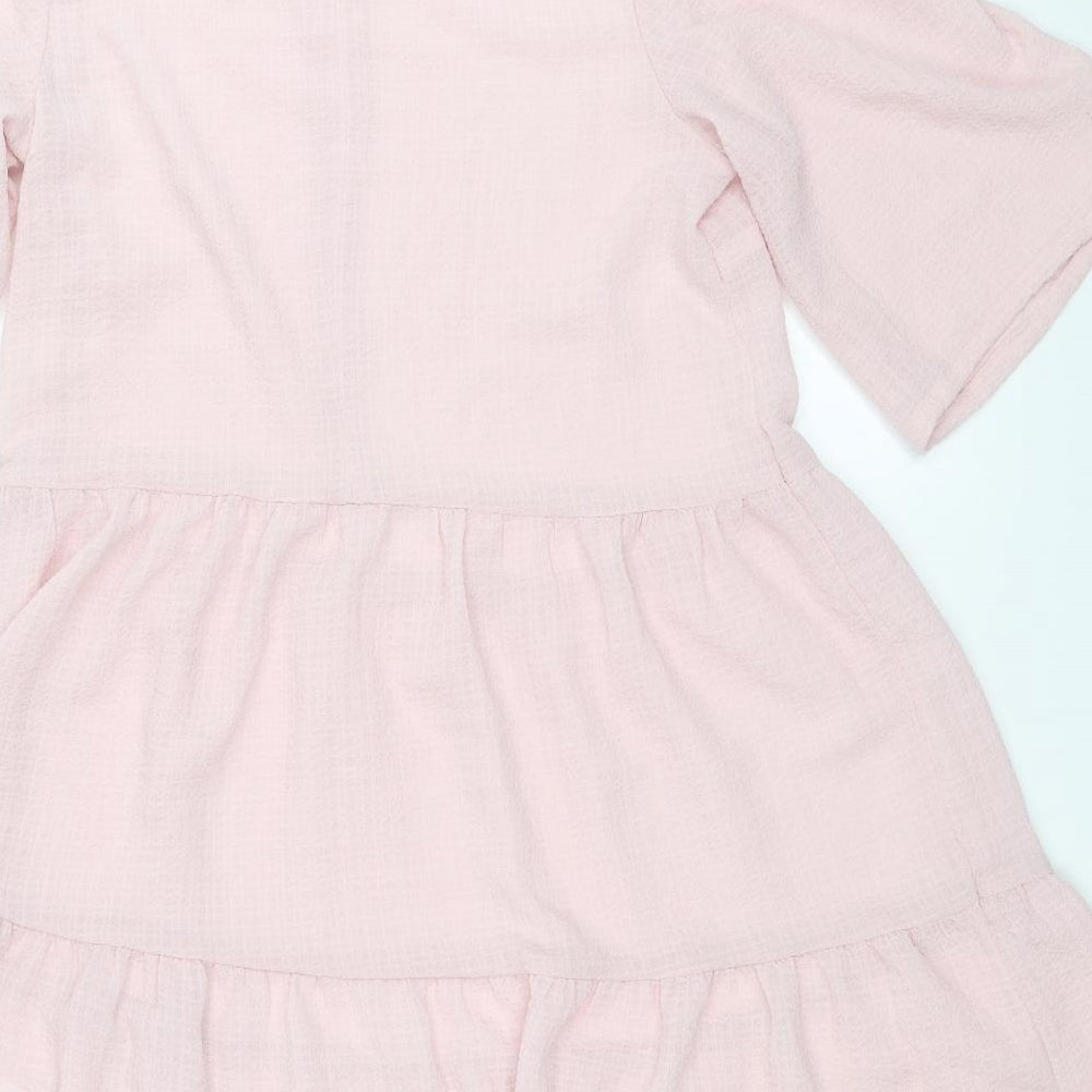 H&M Womens Pink Fit & Flare Size XS