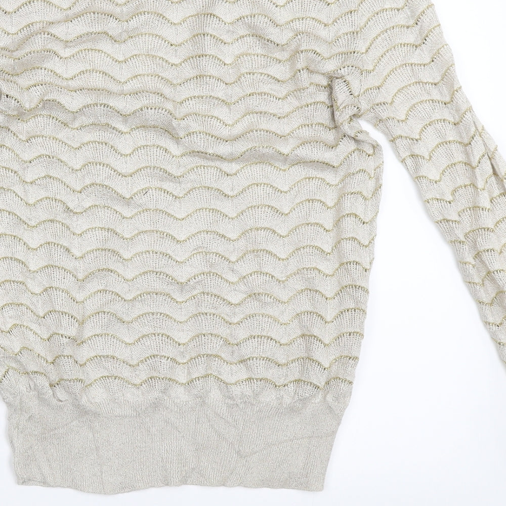 TU Womens Beige Pullover Jumper Size 12