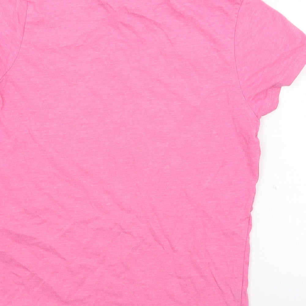 Primark Girls Pink Basic T-Shirt Size 8-9 Years - Unicorn