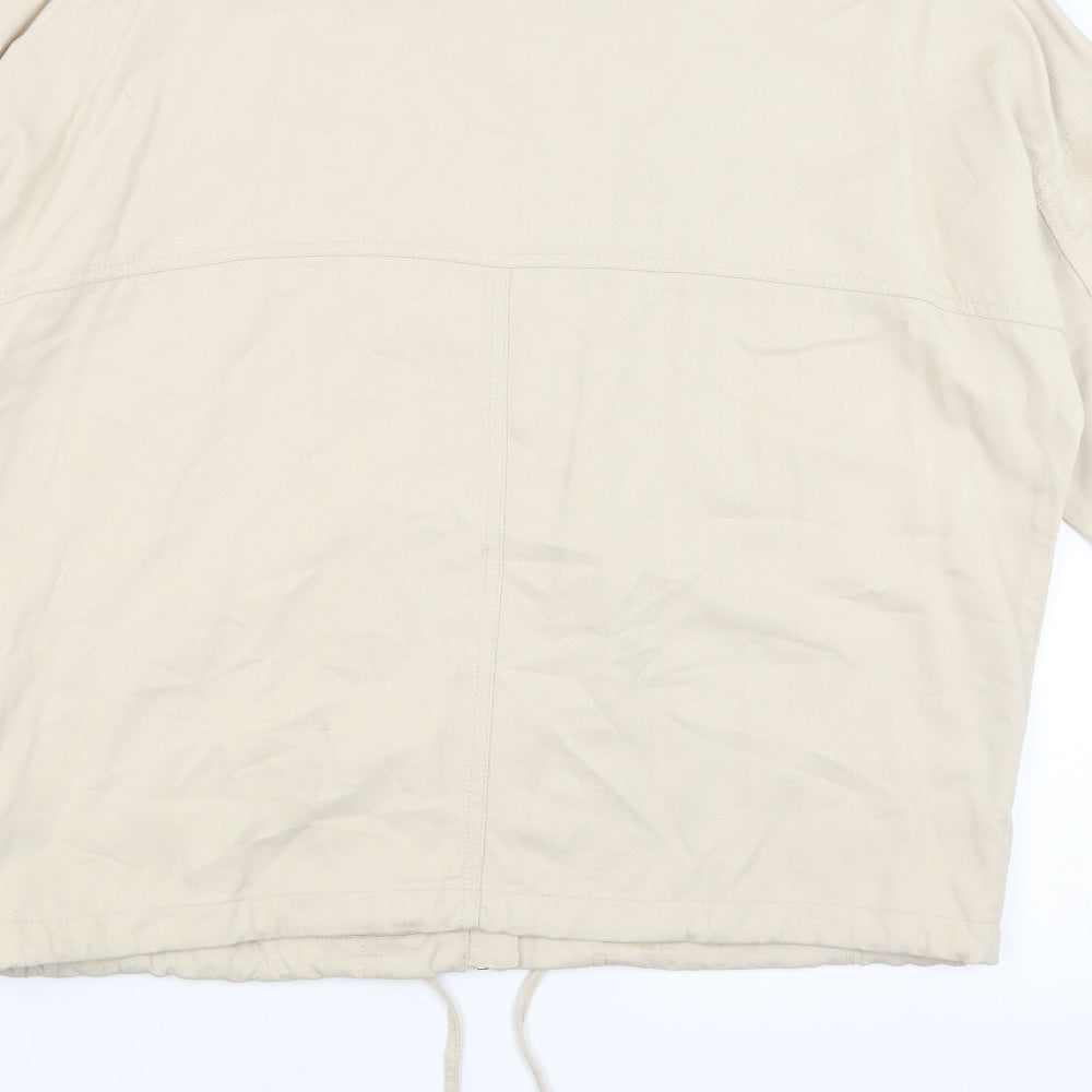 Marks & Spencer Womens Beige Overcoat Coat Size 12