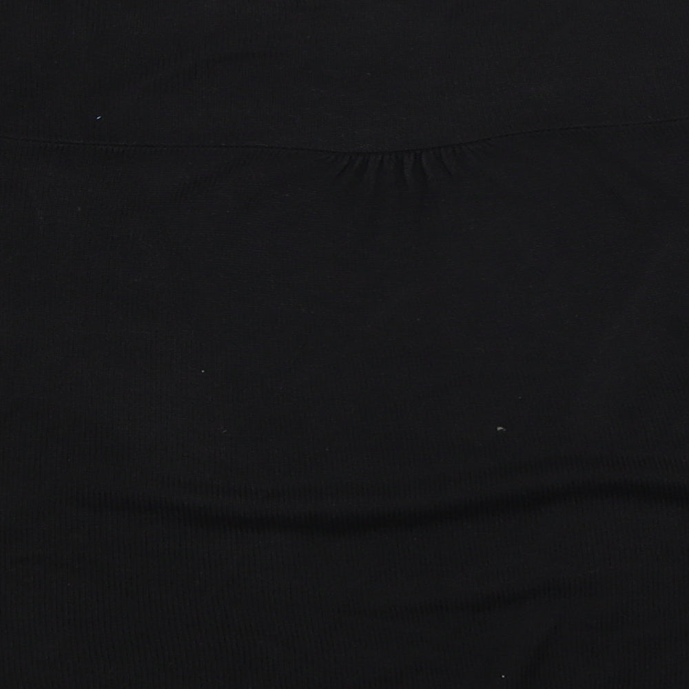 Marks & Spencer Womens Black Wrap Jumper Size 14