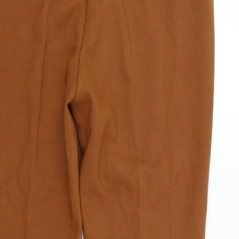 Marks and Spencer Womens Orange Trousers Size 16 L26 in