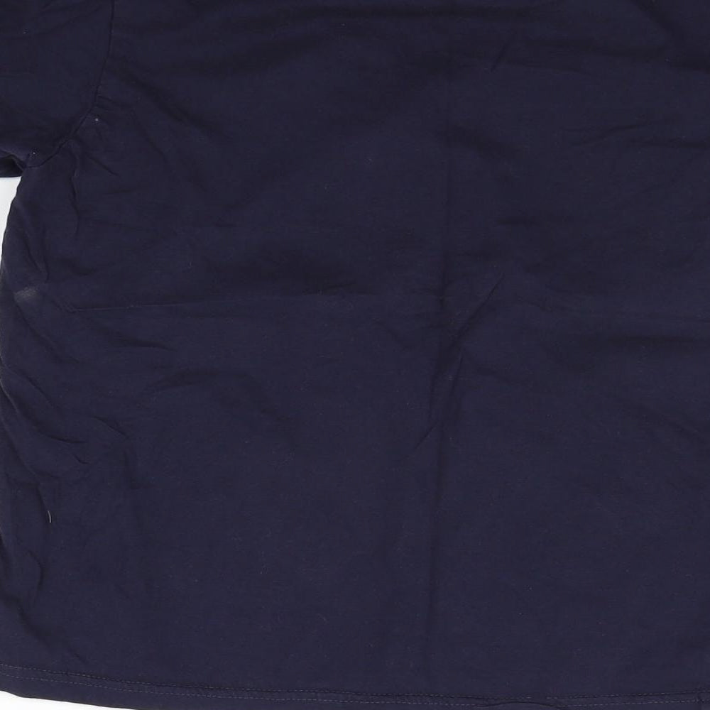 The Pjama Factory Boys Blue Basic T-Shirt Size 11-12 Years
