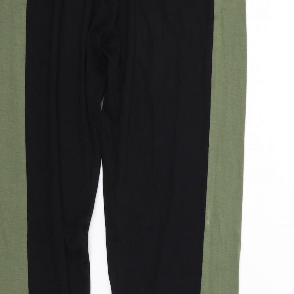 PRETTYLITTLETHING Womens Green Jegging Leggings Size 8 L27 in