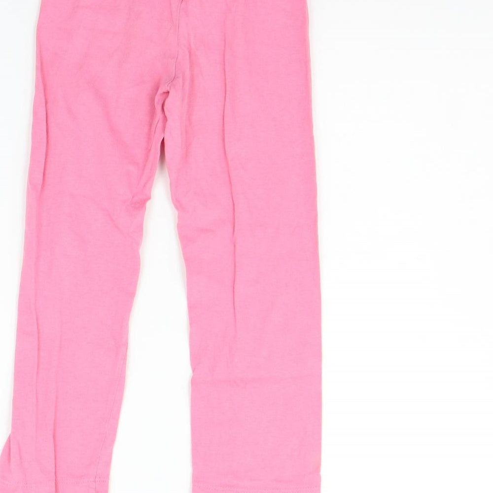 Paw patrol Girls Pink Solid Lounge Pants Size 4 Years