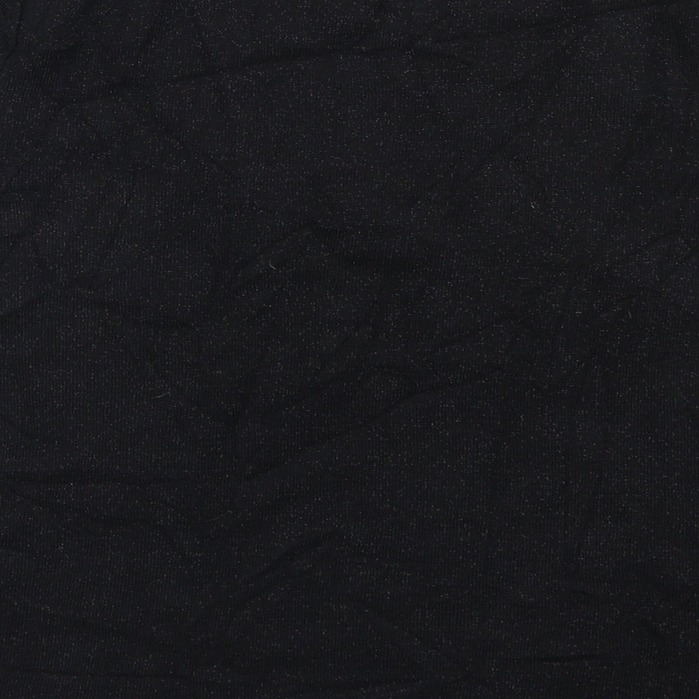 Wallis Womens Black Basic T-Shirt Size S