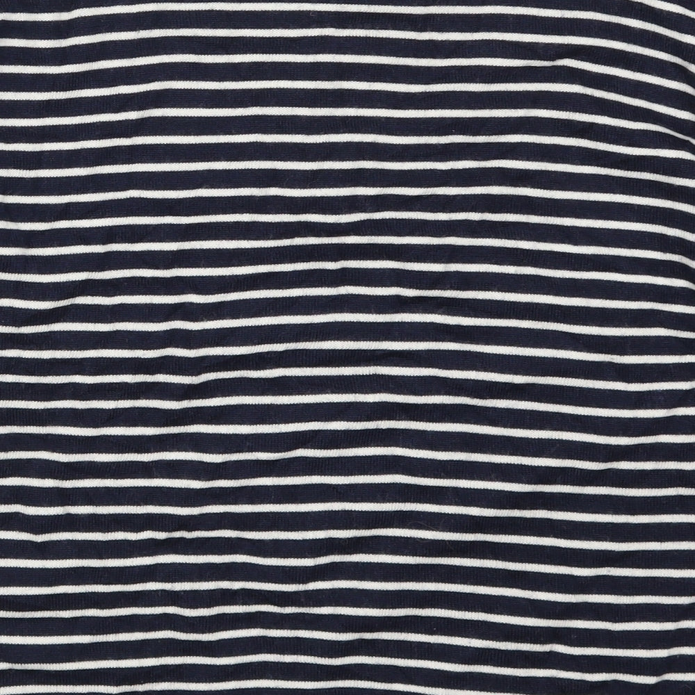 Country Casuals Womens Blue Striped Pullover Jumper Size S