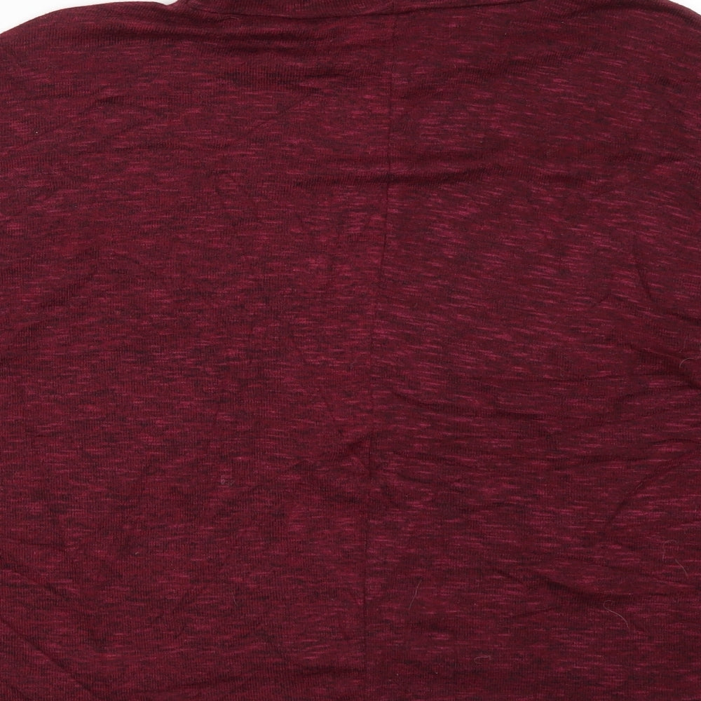 New Look Womens Red Basic T-Shirt Size 10