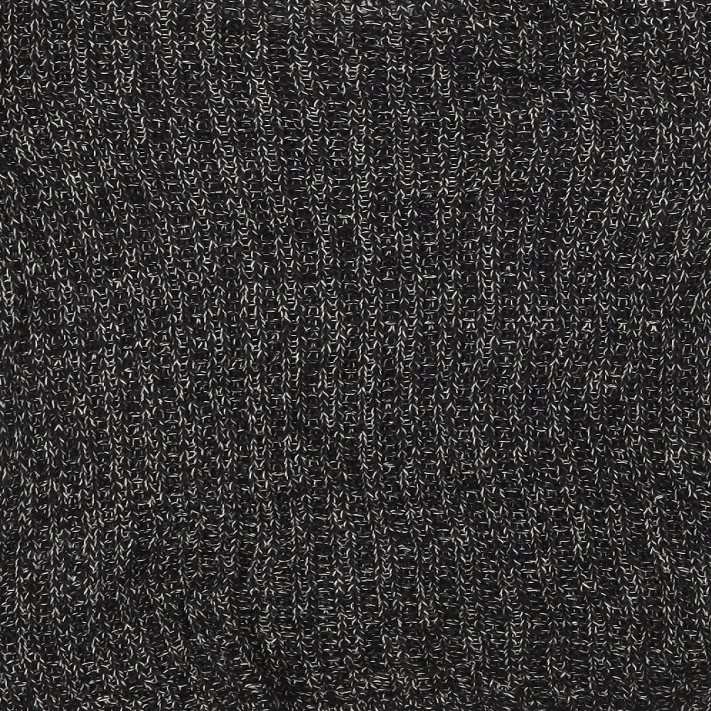 Topshop Womens Black Knit Pullover Jumper Size 6