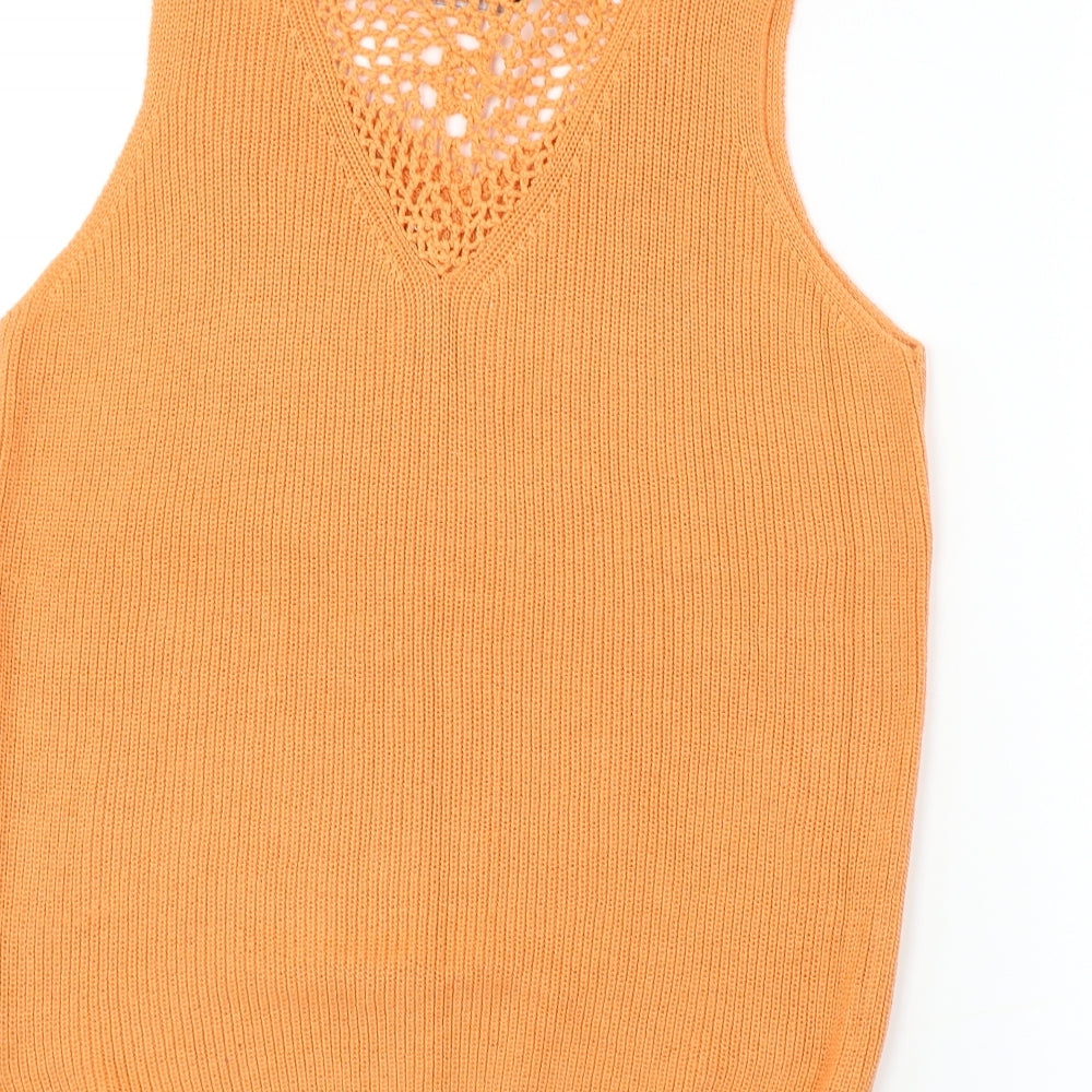 Dorothy Perkins Womens Orange Pullover Jumper Size 12